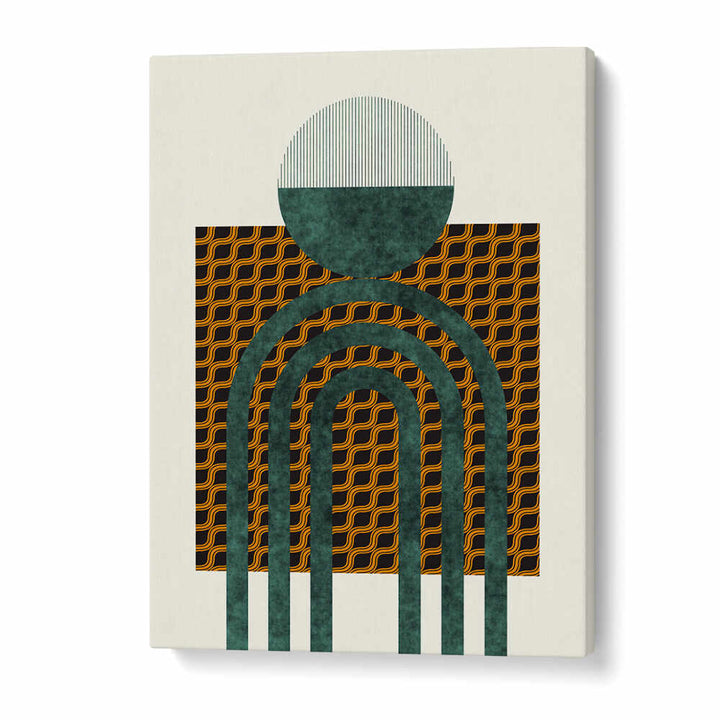 TEXTURED MID CENTURY COMPOSITION 5  , GEOMETRIC ART PRINTS