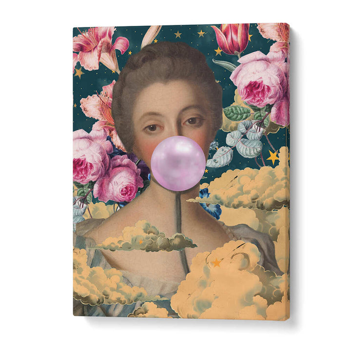 COLLAGE LADY , ALTERED ART PRINTS