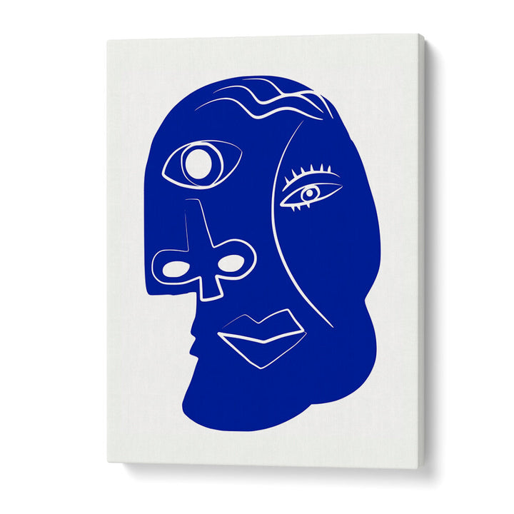 BLUE ABSTRACT FACE