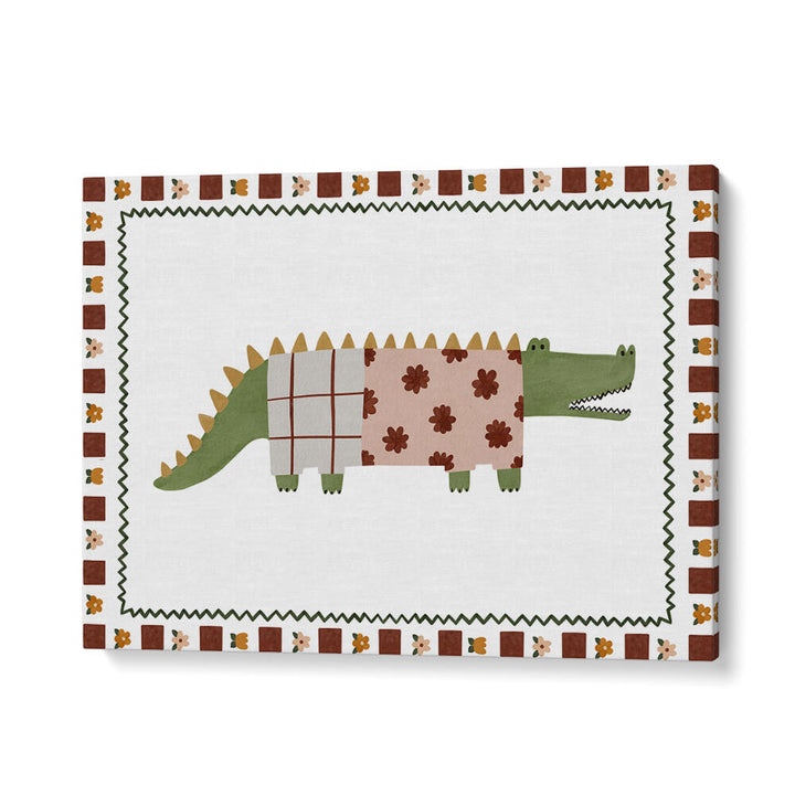 QUILTED CROCODILE , KIDS ROOM PAINTINGS