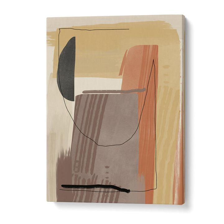 EARTHY TONES AND ORGANIC SHAPES , BOHO ART PAINTINGS