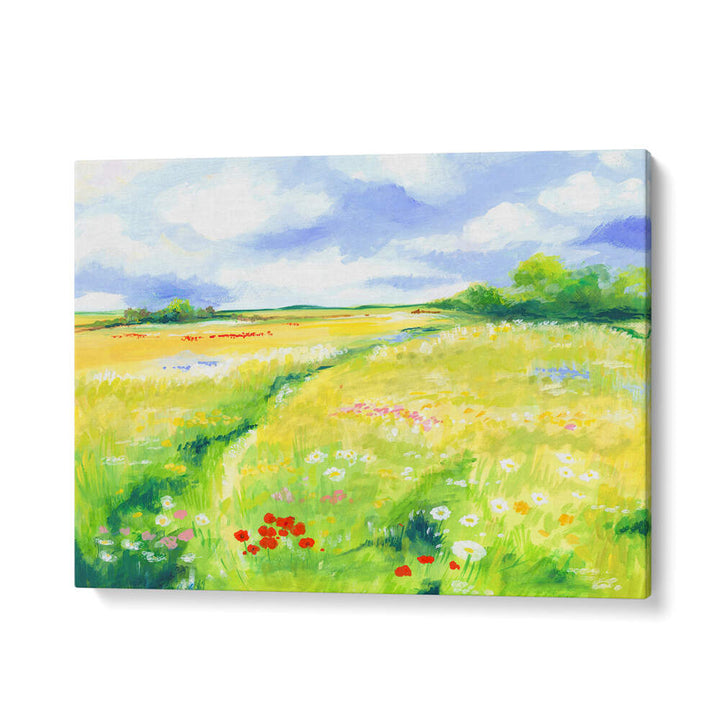 WILDFLOWER MEADOW , LANDSCAPE PAINTINGS