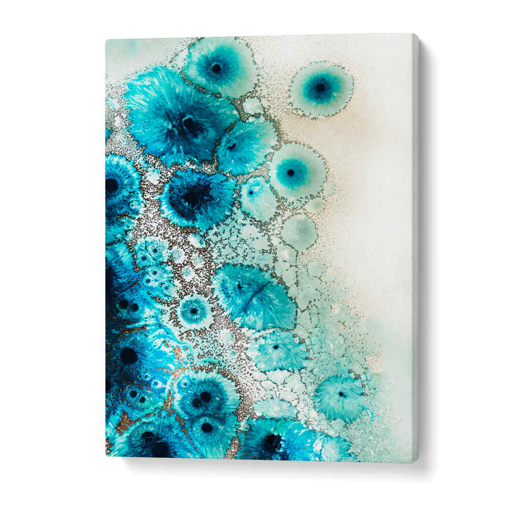 Vibrant AQUA AURORA III, ABSTRACT PAINTINGS with mesmerizing patterns, ideal for transforming your space elegantly.