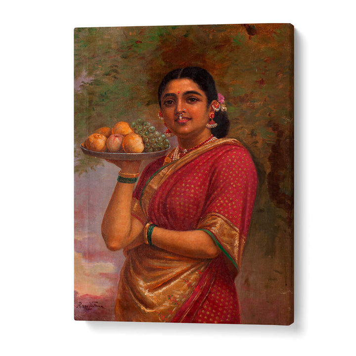 THE MAHARASHTRIAN LADY , INDIAN ART PAINTINGS