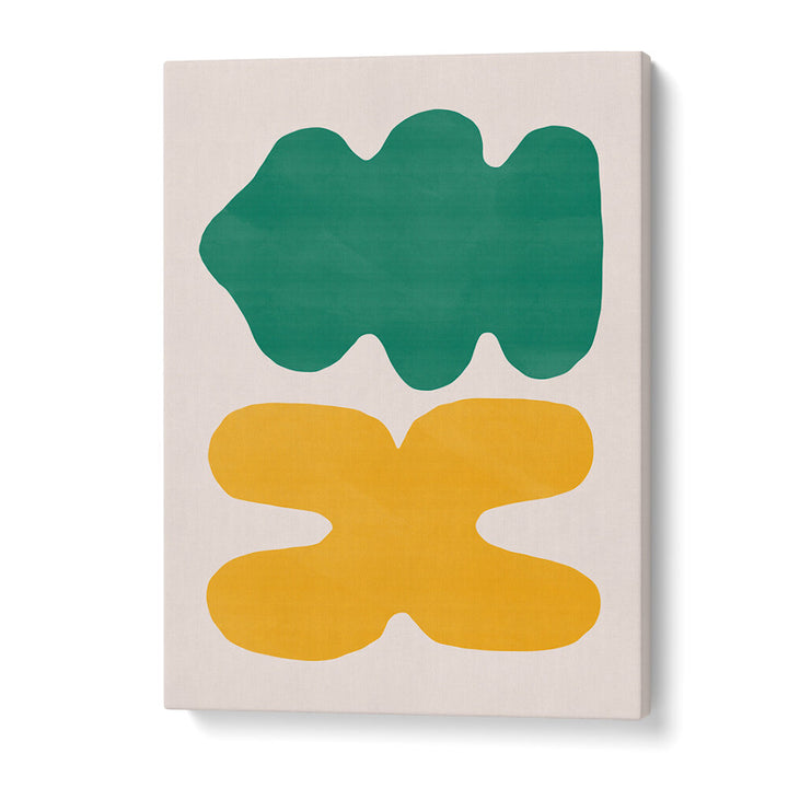 ORGANIC SHAPES IN GREEN AND YELLOW