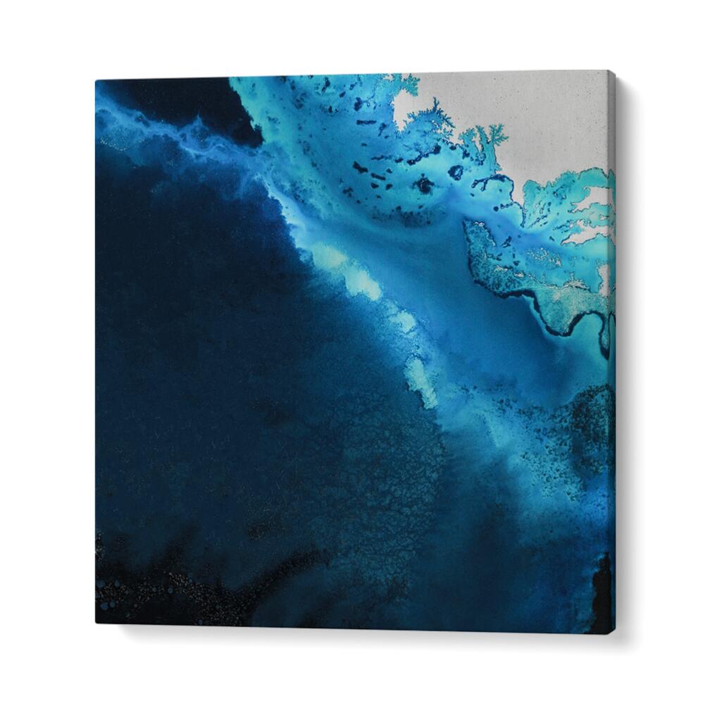 Elevate your space with Maritime Majesty, abstract paintings that blend vibrant colors and serene oceanic themes.