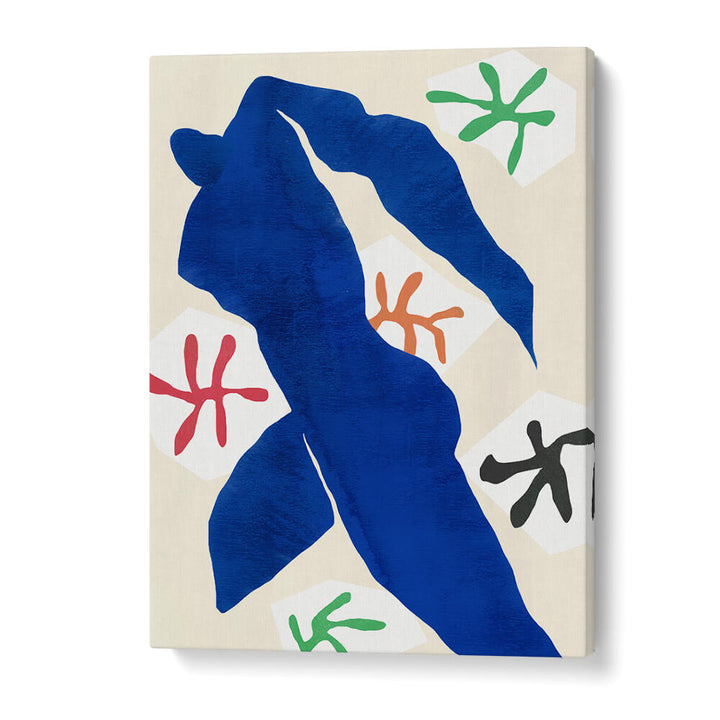ABSTRACT BLUE FIGURE , ABSTRACT PAINTINGS