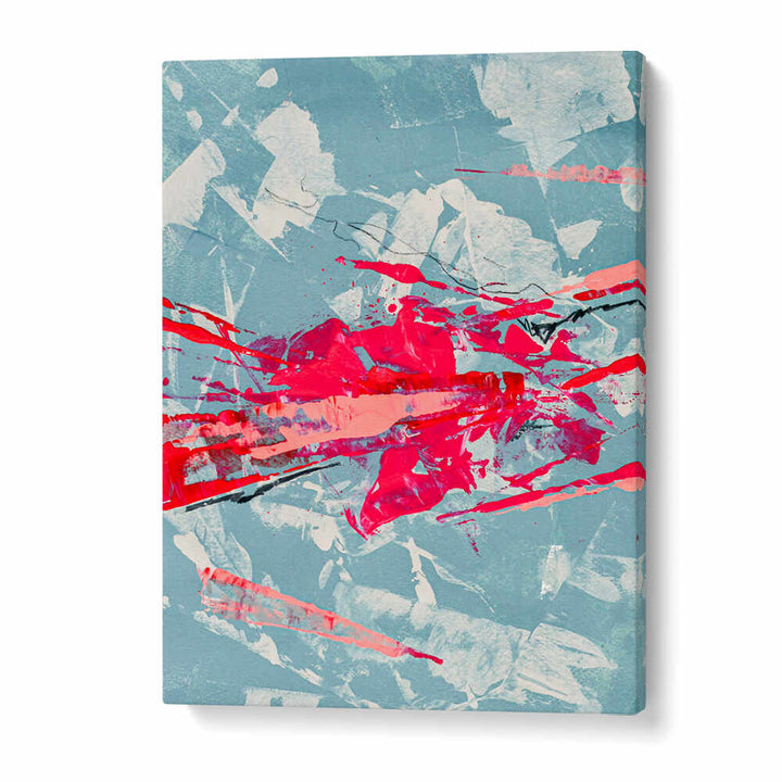 CRIMSON CHAOS BURST , ABSTRACT PAINTINGS