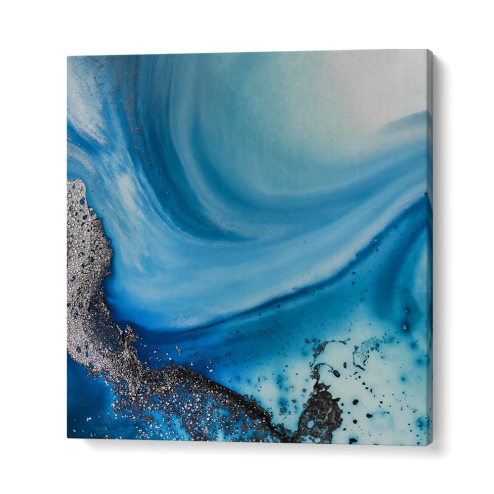 Transform your space with SHALLOW SEAS II, ABSTRACT PAINTINGS, featuring vibrant blues and soothing tones.