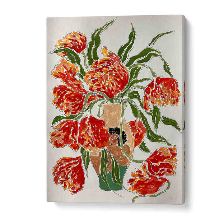THE AFTERMATH , FLORAL FLOWER PAINTINGS
