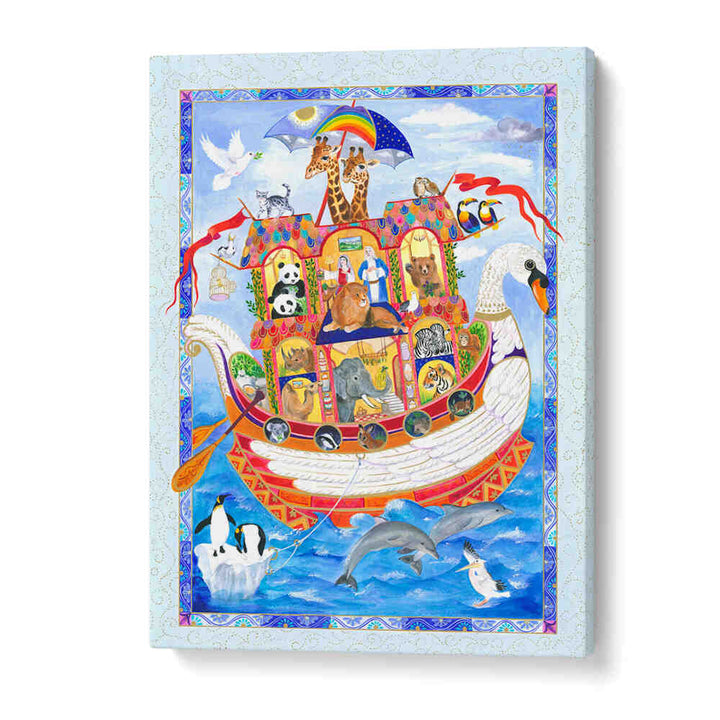 COLORFUL ARK VOYAGE , KIDS ROOM PAINTINGS