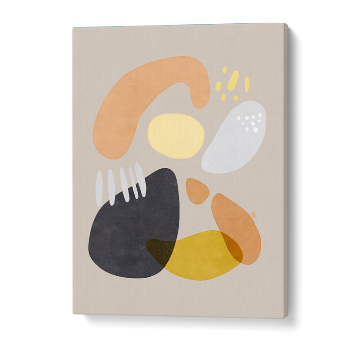 ORGANIC BOLD SHAPES BROWN ORANGE , ORGANIC FORMS