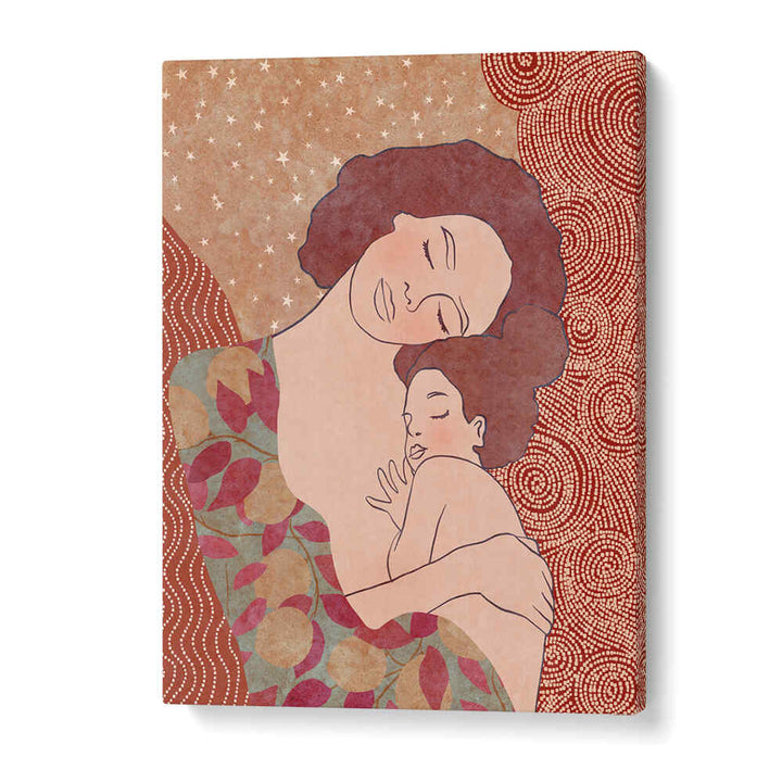 MOTHER AND DAUGHTER , PORTRAITS & FIGURATIVE ILLUSTRATIONS