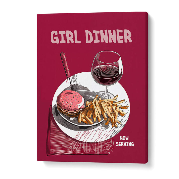 GIRL DINNER , BAR & CAFE ART