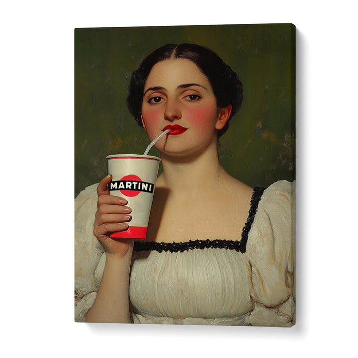 CASUAL MARTINI , ALTERED ART PRINTS