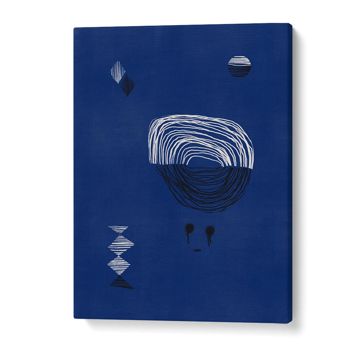 BLUE LINE SKETCH , ABSTRACT PAINTINGS