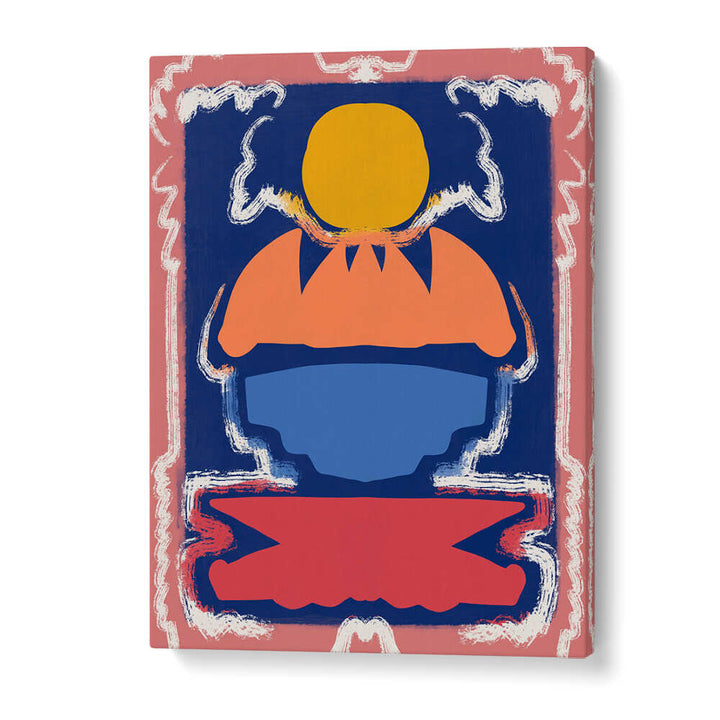 BOLD GEOMETRIC SHAPES AND VIVID COLORS , ABSTRACT PAINTINGS