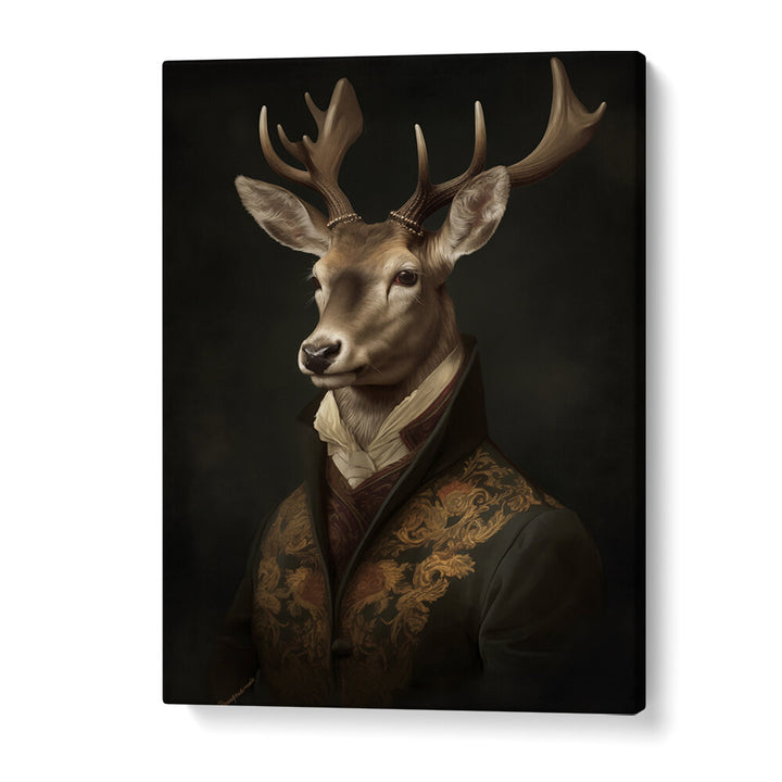 STAG PORTRAIT , ANIMAL PAINTINGS