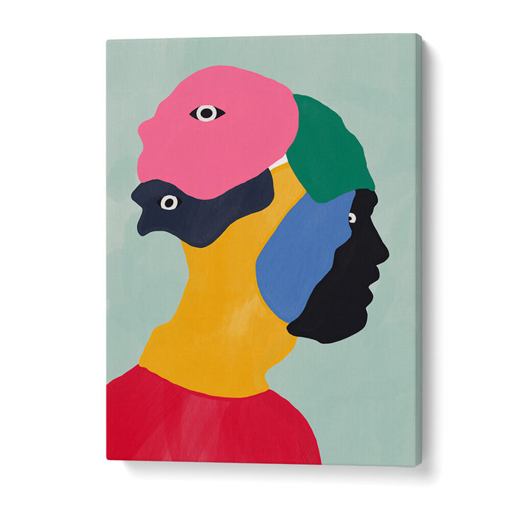 HIDING BEHIND MASKS , PORTRAITS & FIGURATIVE ILLUSTRATIONS