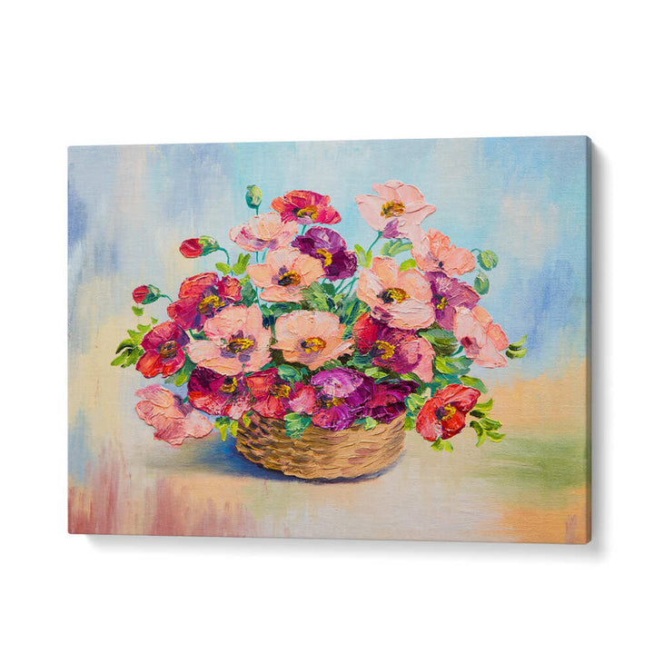 FLORAL DUETS , VINTAGE EUROPEAN PAINTINGS