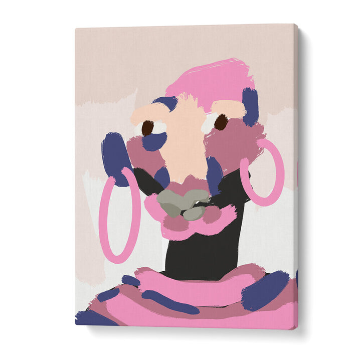 ABSTRACT PINK ELEGANCE , PORTRAITS & FIGURATIVE ILLUSTRATIONS