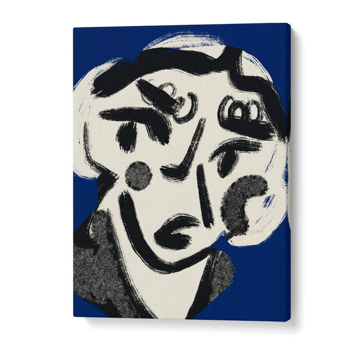 MADAME IN BLUE , PORTRAITS & FIGURATIVE ILLUSTRATIONS