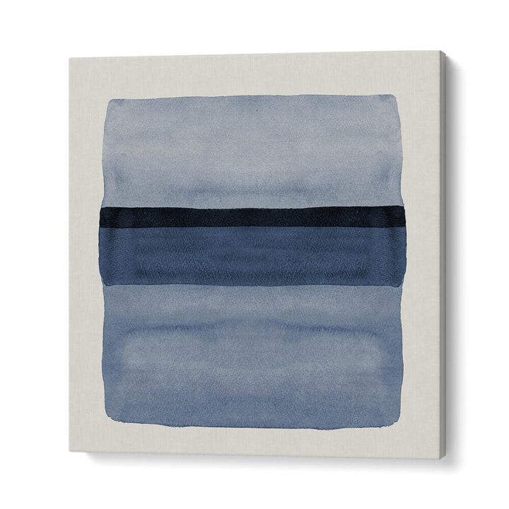 Under the Blue Rain is Sea II, abstract paintings featuring serene blue tones and textures for modern decor.