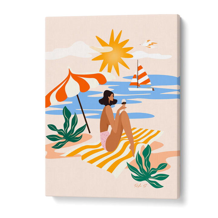 SUNNY BEACH BLISS , BEACH PAINTINGS