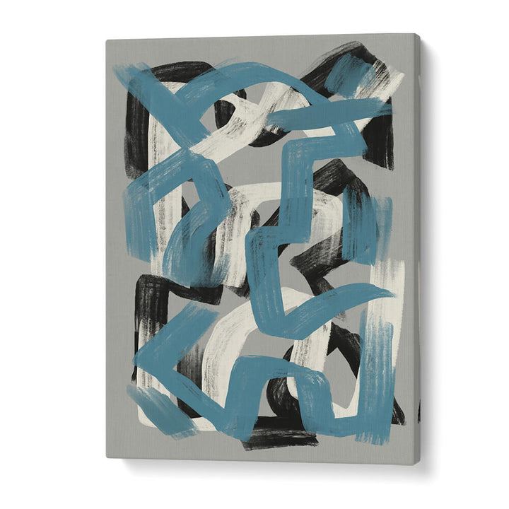 DRY BRUSH ABSTRACT IN GREY , ABSTRACT PAINTINGS