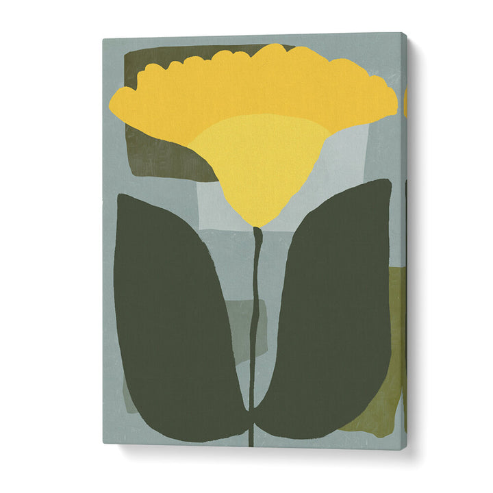 SIMPLISTIC YELLOW , FLORAL FLOWER PAINTINGS