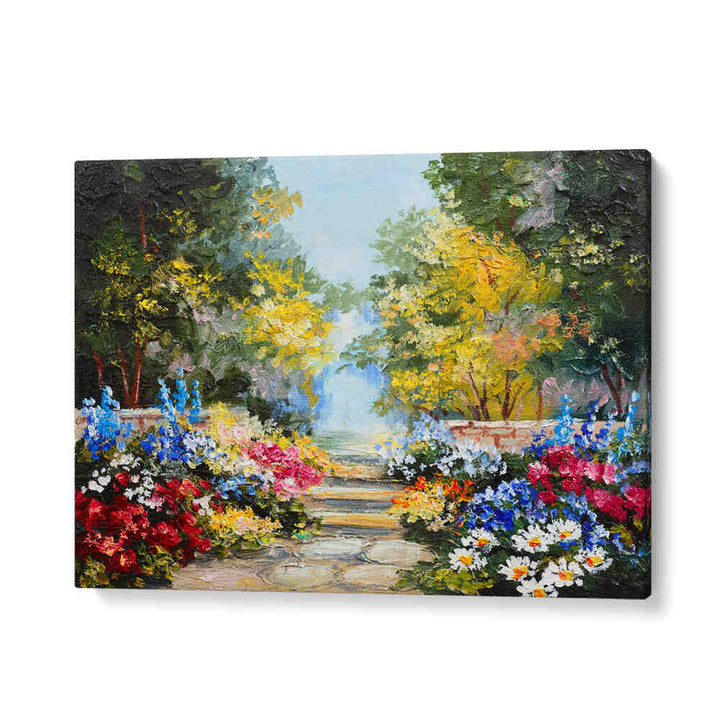 FLORA-INSPIRED GARDEN , VINTAGE EUROPEAN PAINTINGS