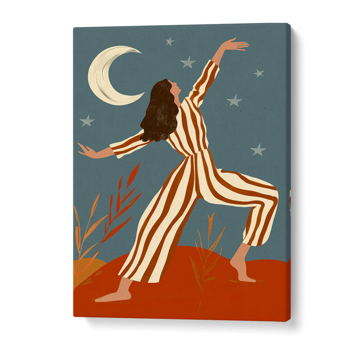 MOONLIT DANCE , PORTRAITS & FIGURATIVE ILLUSTRATIONS