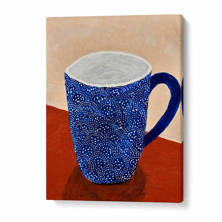 Stylish COFFEE TIME Kitchen Posters showcase a blue mug, perfect for coffee lovers’ wall art collection.