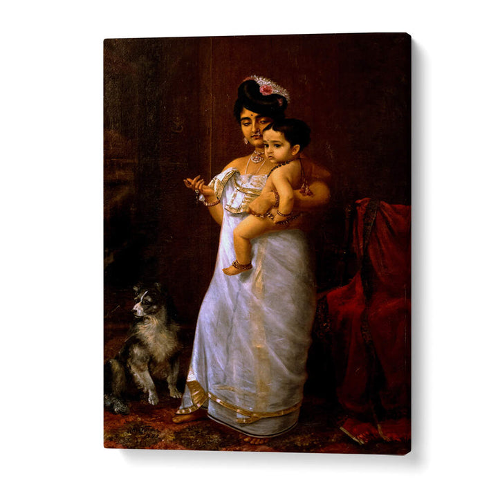 THERE COMES PAPA (1893) , INDIAN ART PAINTINGS