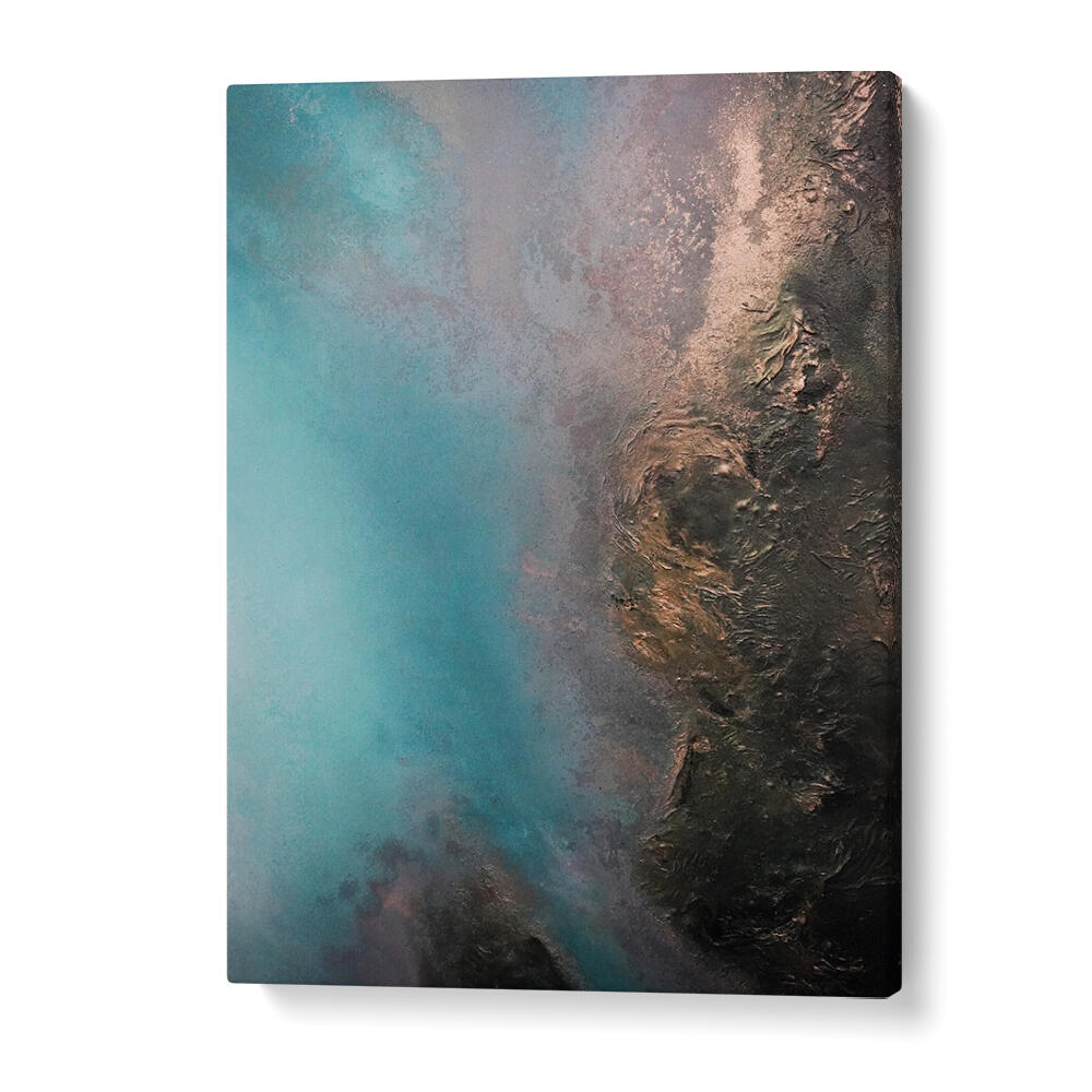 Stunning REFLECTIVE - SUNDOWN, ABSTRACT PAINTINGS featuring vibrant hues and fluid forms to enhance any space.