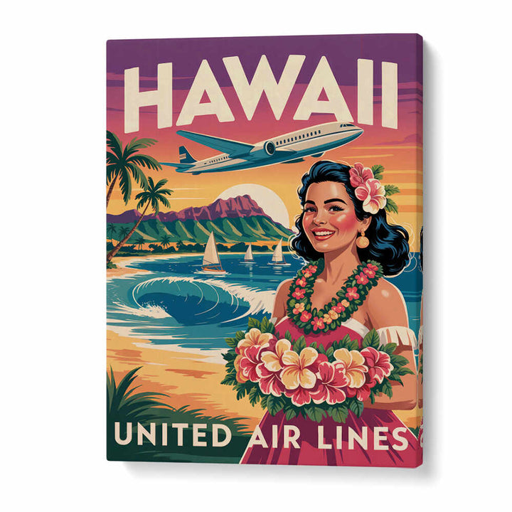HAWAII , TRAVEL POSTERS