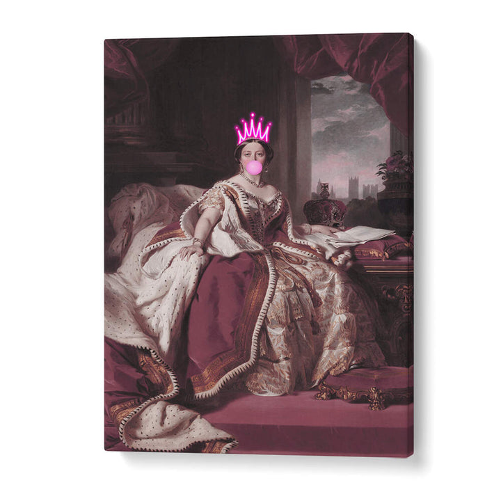 QUEEN VICTORIA BUBBLEGUM , ALTERED ART PRINTS