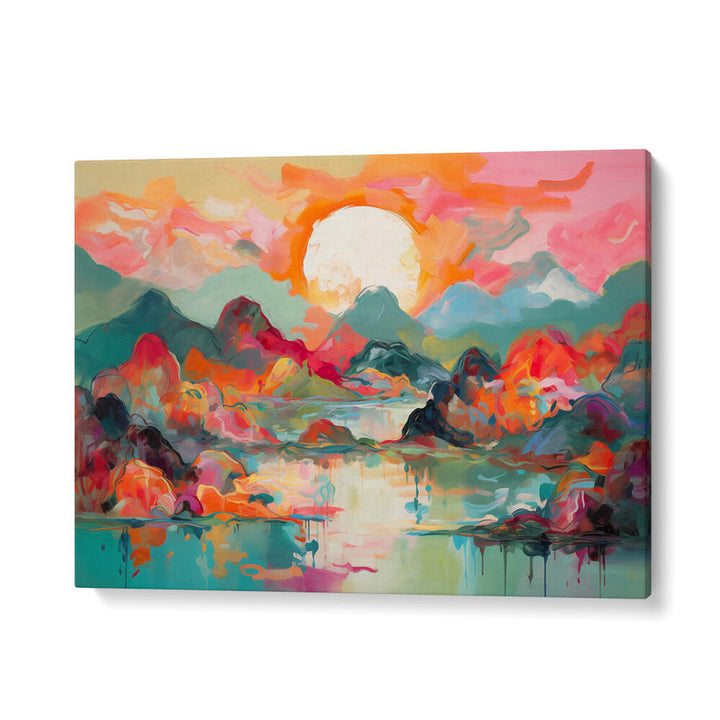 COLORFUL LANDSCAPE , LANDSCAPE PAINTINGS