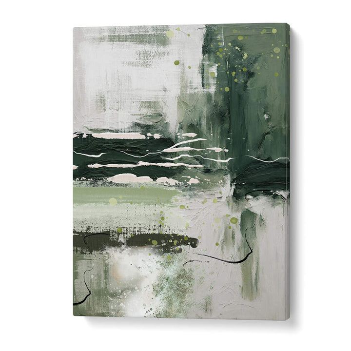 CANVAS GREENS II , ABSTRACT PAINTINGS