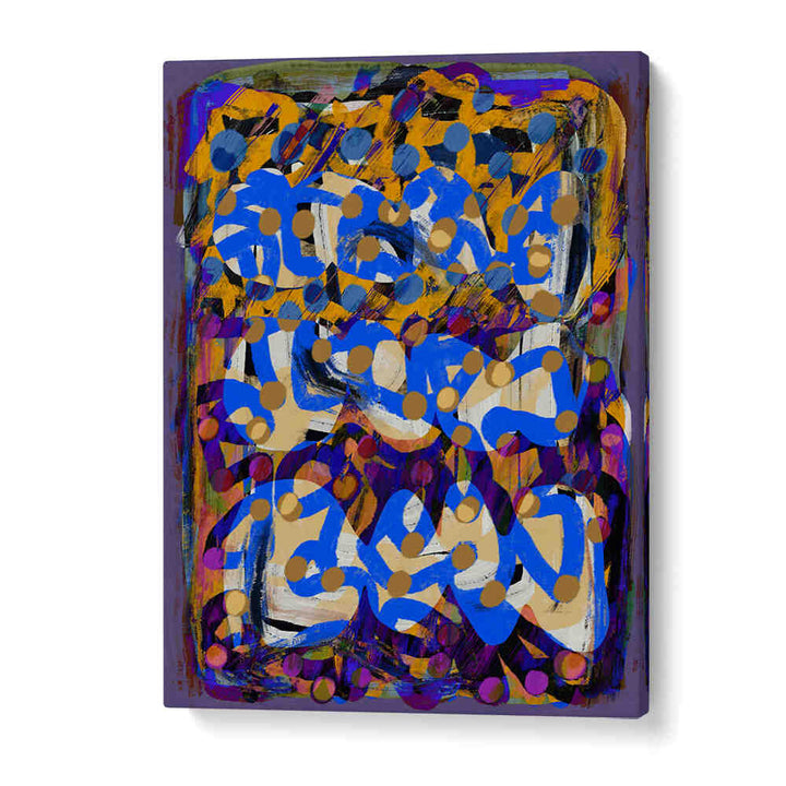 LINE ART PURPLE SUBSTRACT , ABSTRACT PAINTINGS