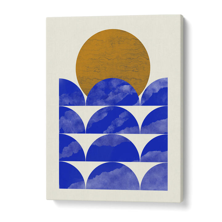 GEOMETRICAL SUNSET COMPOSITION , GEOMETRIC ART PRINTS