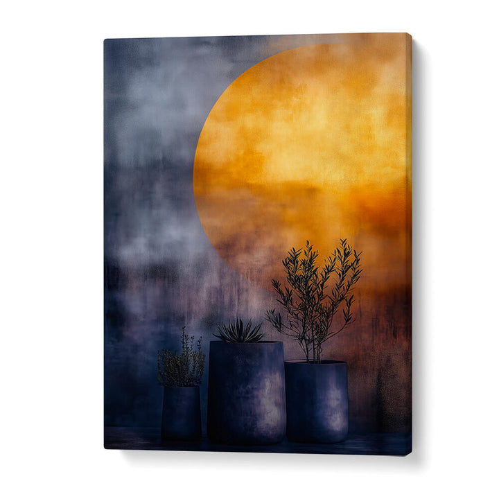 POTTED FLORALS EVERGREEN FLOWERS I , LANDSCAPE PAINTINGS