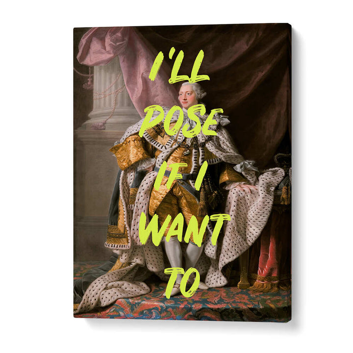 NEON POSER KING , ALTERED ART PRINTS