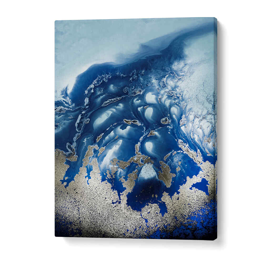 Vibrant SOOTHING OCEAN WAVE, ABSTRACT PAINTINGS art piece, perfect for creating a tranquil atmosphere in any room.