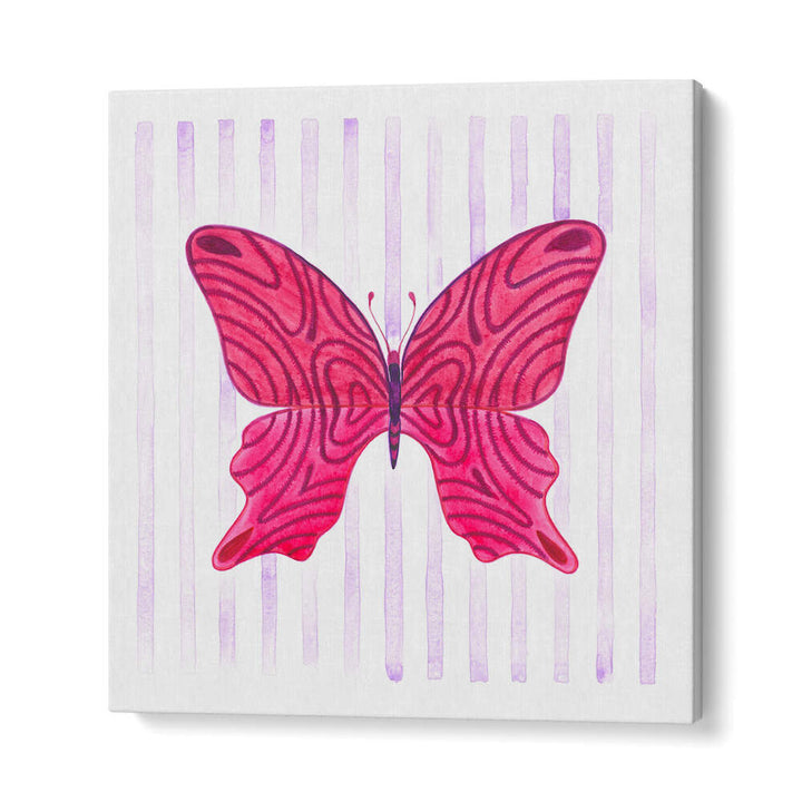 BUTTERFLY WITH STRIPES , FASHION POSTERS