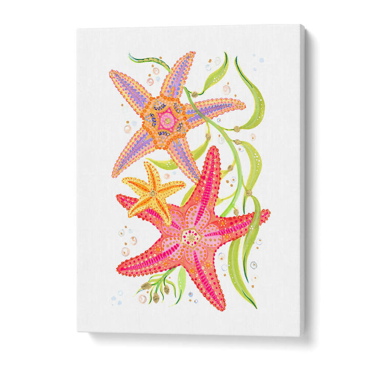 THREE STARFISH , BEACH PAINTINGS