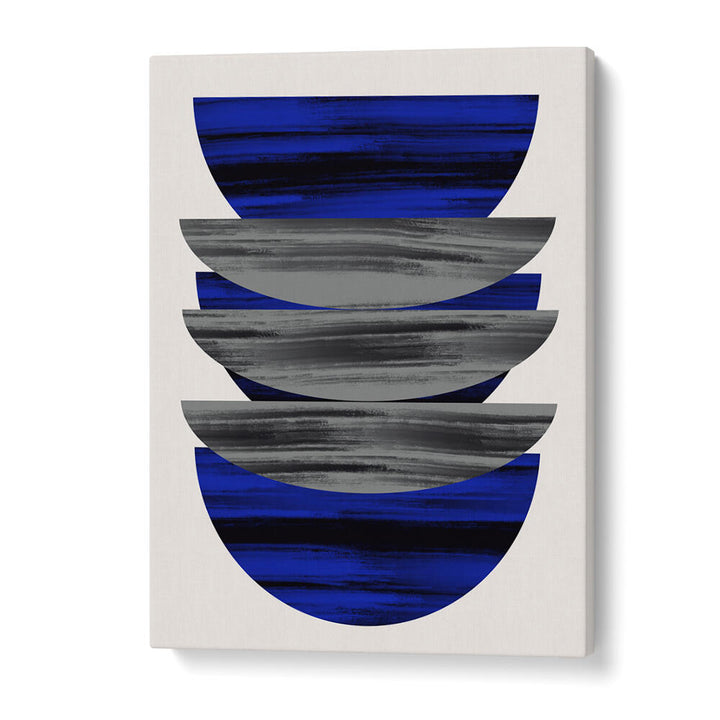SCANDINAVIAN IN BLUE AND BLACK  , GEOMETRIC ART PRINTS