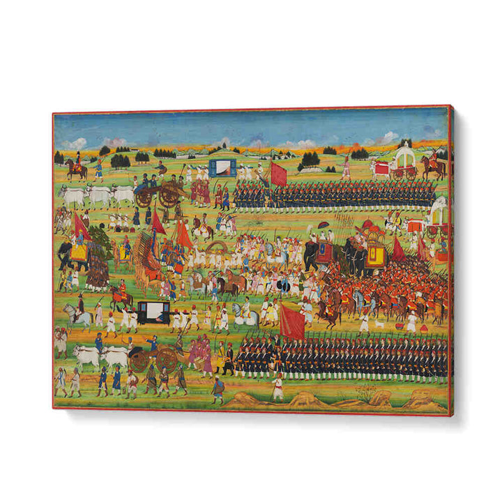 THE GRAND IMPERIAL PROCESSION , INDIAN ART PAINTINGS