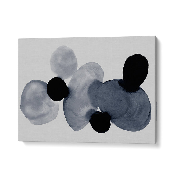 ZEN GARDEN STONES II, ABSTRACT PAINTINGS features soothing earthy tones, perfect for enhancing tranquility in any space.