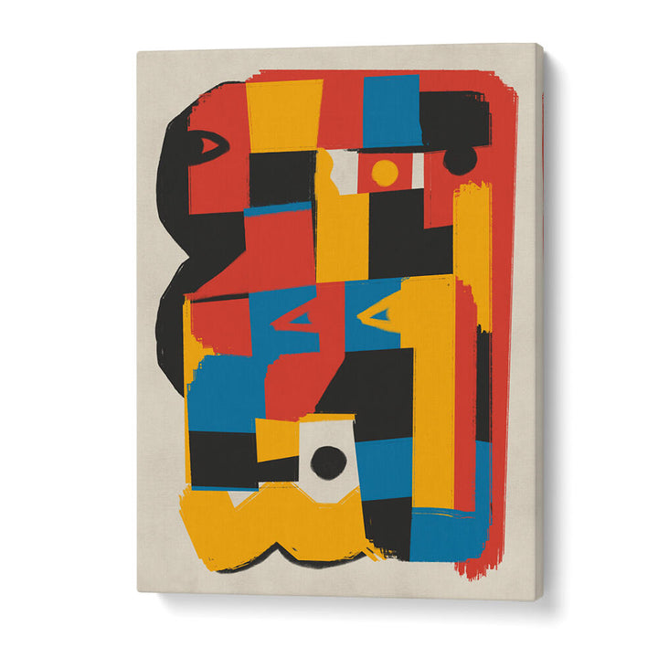 BAUHAUS ABSTRACT COLOR BLOCK , ABSTRACT PAINTINGS